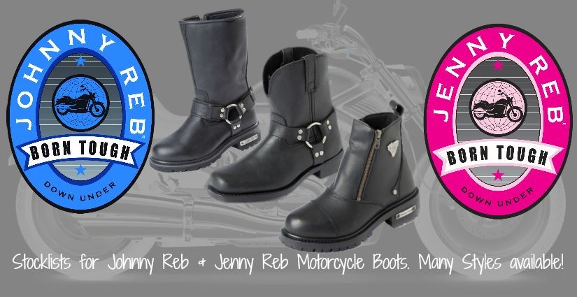 Johnny Reb & Jenny Reb Motorcycle Boots